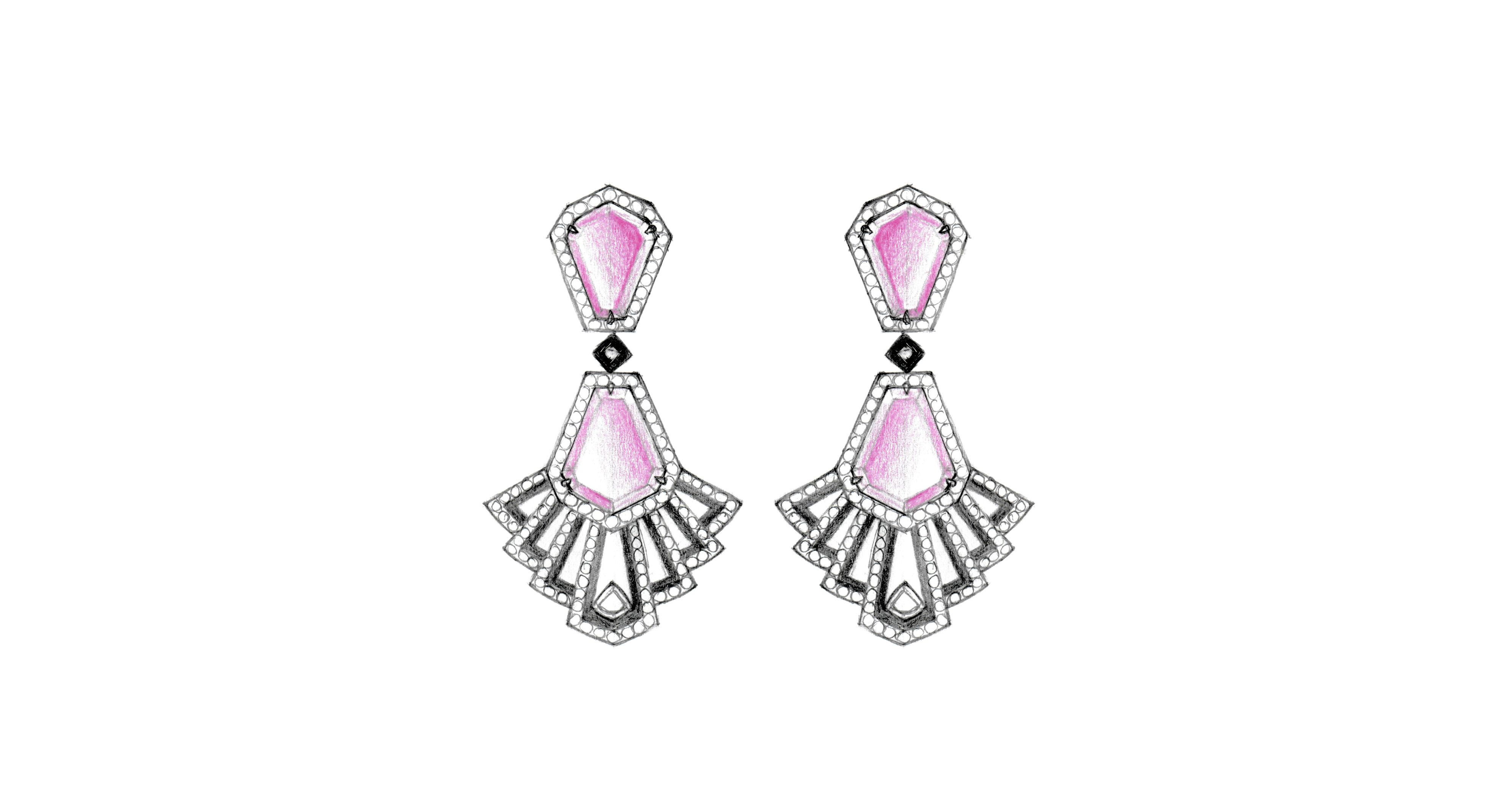 kunzite earrings earrings